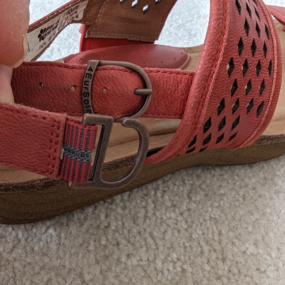 Rocky 4EurSole RKH185 Women Red Sprightly Slingback Comfort Sandal Non-Slip Sz 9 - Picture 16 of 16